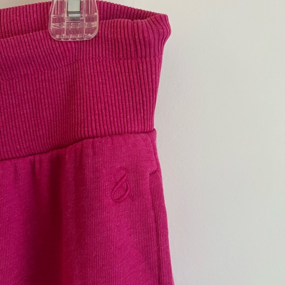 LOFT Lou & Grey Pink fleece joggers M - Picture 4 of 10